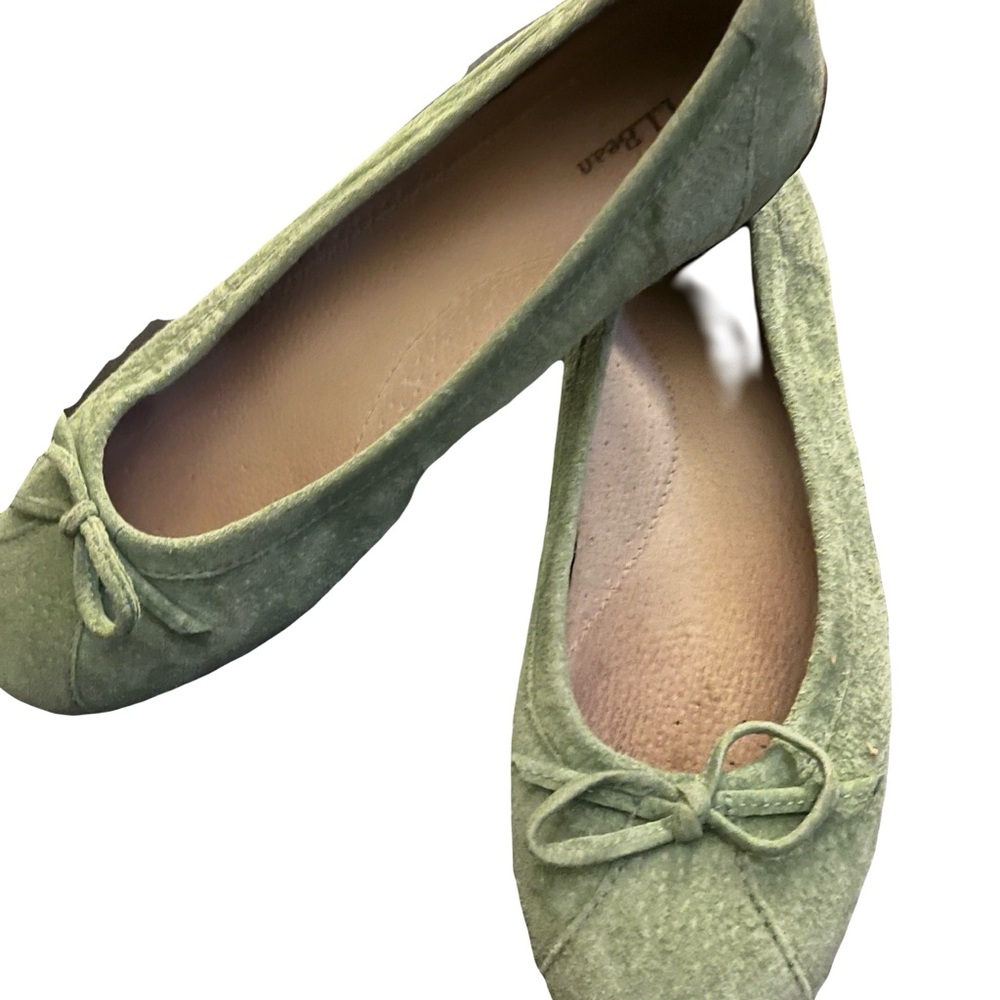 L.L. Bean Women's Green Ballet Flats - Picture 6 of 14